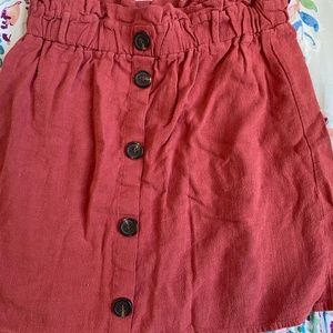 Sadie and Sage Light Red Skirt